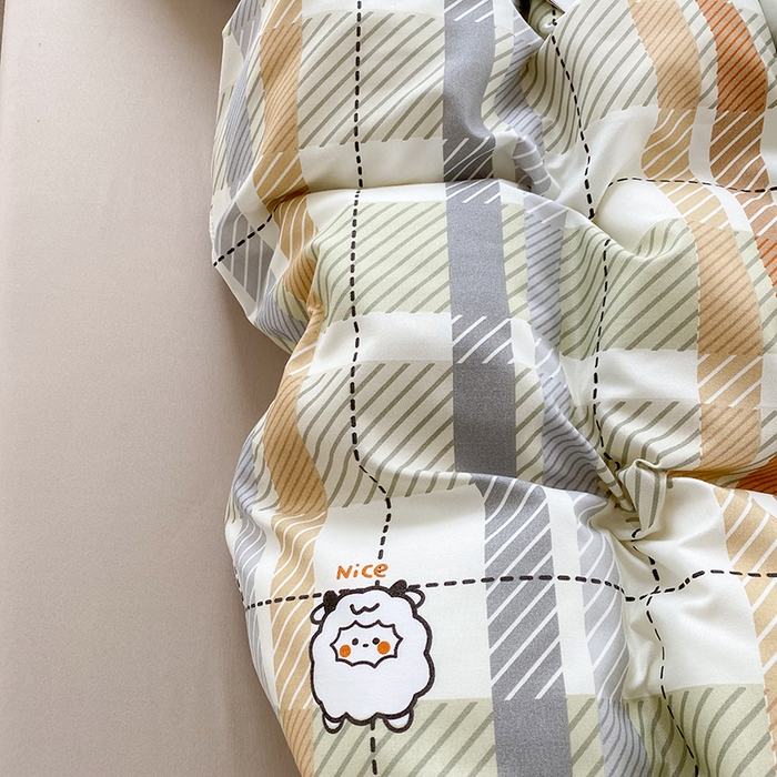 91家纺网 家纺一手货源 找家纺 南通菲度家纺 2025新款高克重芦荟棉四件套第二批 小绵羊