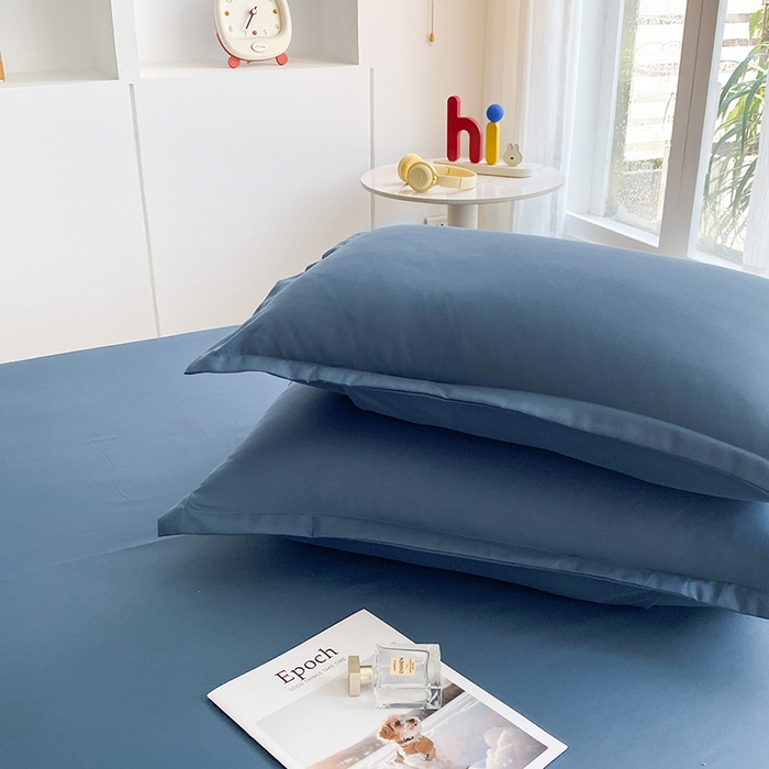 91家纺网 家纺一手货源 找家纺 南通菲度家纺 2025新款高克重芦荟棉四件套-大床第三批 宾利蓝