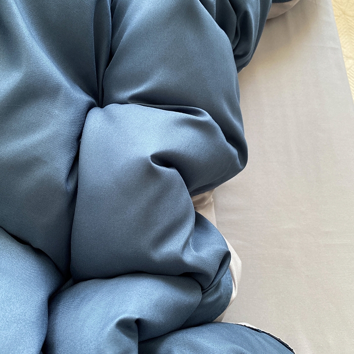 91家纺网 家纺一手货源 找家纺 南通菲度家纺 2025新款高克重芦荟棉四件套-大床第三批 宾利蓝-银灰