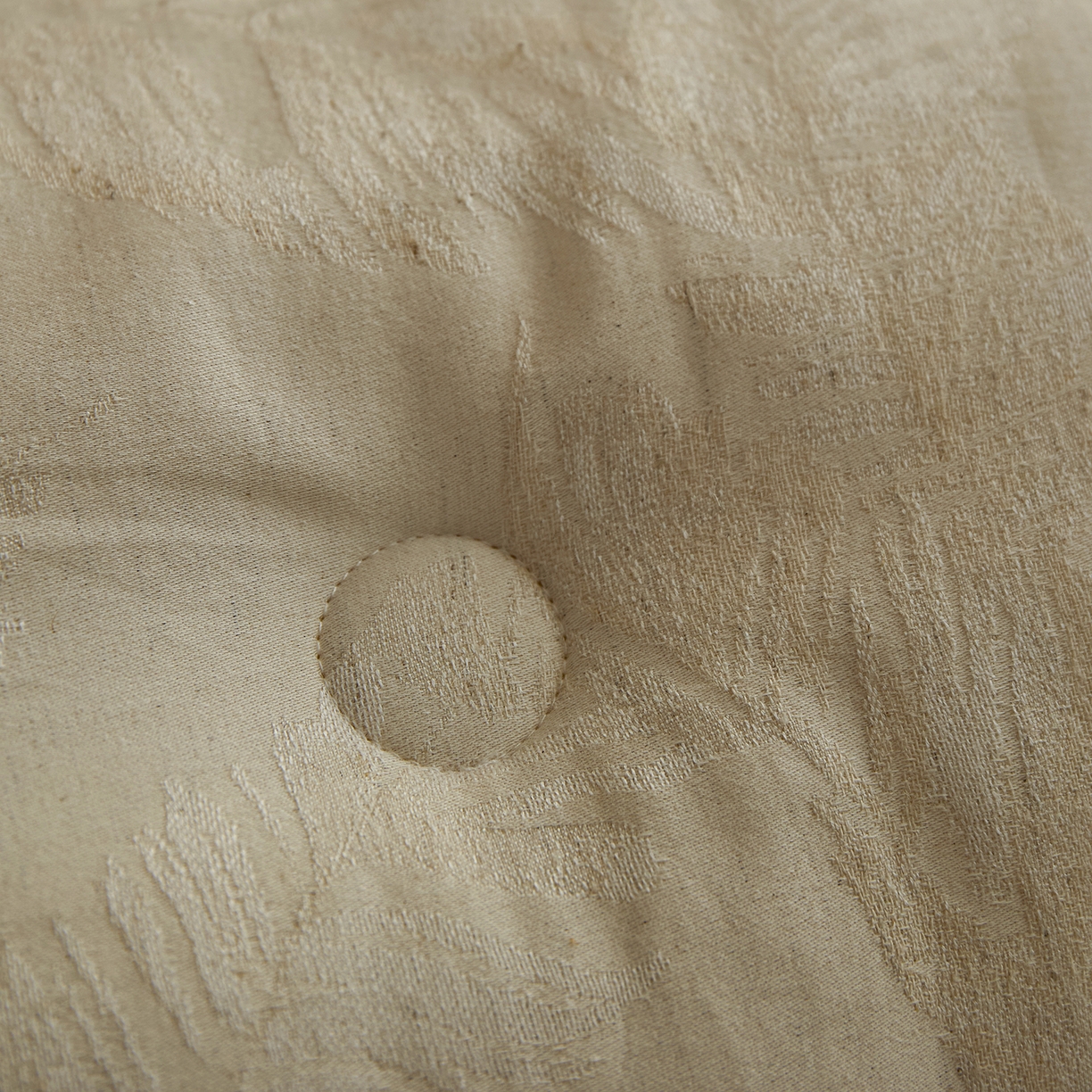 91家纺网 家纺一手货源 找家纺 禧禾 2025新款A类诧寂风棉麻大豆色织提花数码印花春秋冬被被子被芯 有木-提花