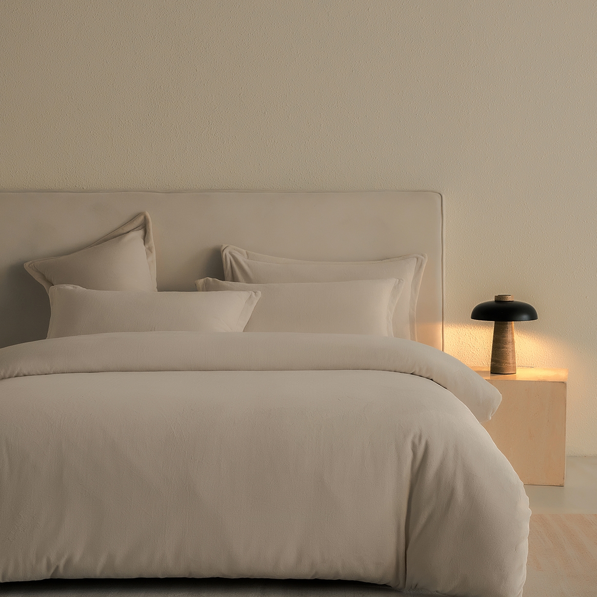 91家纺网 家纺一手货源 找家纺 （总）禧禾 2025新款A类300G醇厚速暖绒四件套-莫兰迪