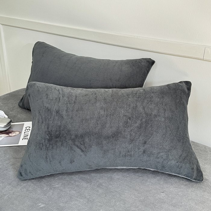 91家纺网 家纺一手货源 找家纺 觅妮家纺 2025新款200g牛奶绒床笠外贸跨境电商亚马逊速卖通床笠三件套欧美跨境平台TEMU SHE 灰色