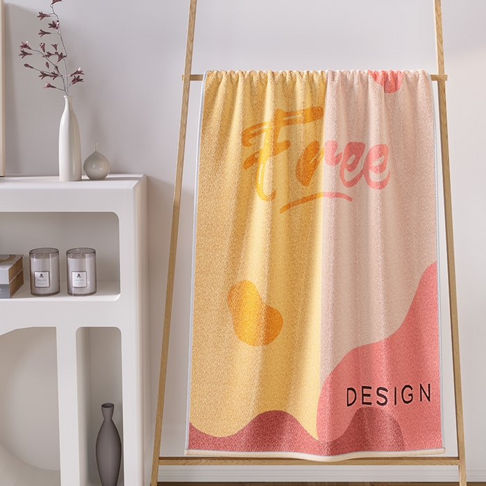 91家纺网 家纺一手货源 找家纺 （总）悦然毛巾被 2025新款全棉色织提花毛圈浴巾