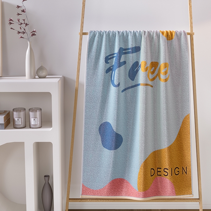 91家纺网 家纺一手货源 找家纺 （总）悦然毛巾被 2025新款全棉色织提花毛圈浴巾