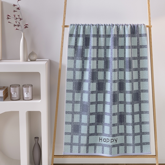 91家纺网 家纺一手货源 找家纺 （总）悦然毛巾被 2025新款全棉色织提花毛圈浴巾