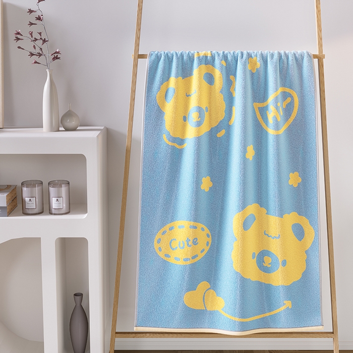 91家纺网 家纺一手货源 找家纺 （总）悦然毛巾被 2025新款全棉色织提花毛圈浴巾