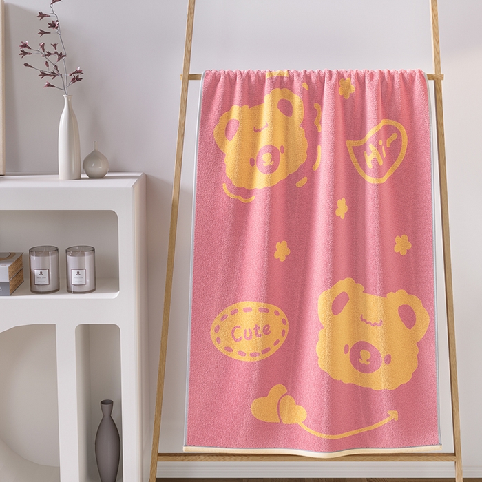 91家纺网 家纺一手货源 找家纺 （总）悦然毛巾被 2025新款全棉色织提花毛圈浴巾