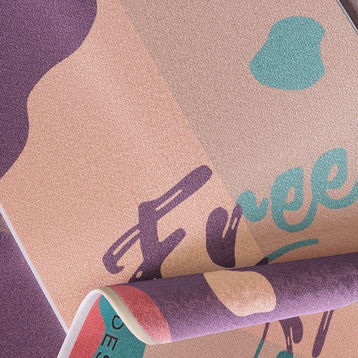 91家纺网 家纺一手货源 找家纺 悦然毛巾被 2025新款全棉色织提花毛圈浴巾 斑点粉 70x140cm