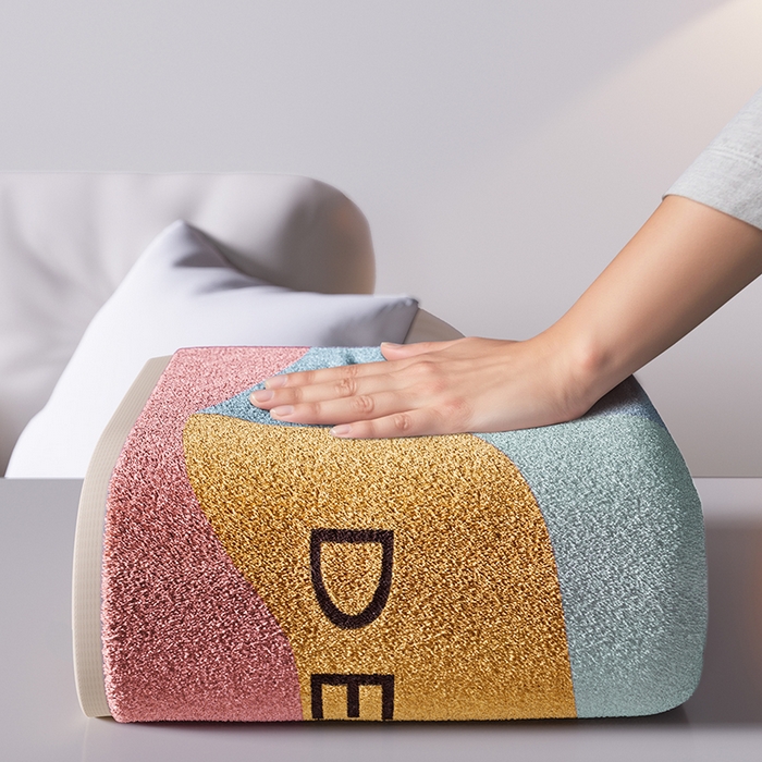 91家纺网 家纺一手货源 找家纺 悦然毛巾被 2025新款全棉色织提花毛圈浴巾 斑点蓝 70x140cm