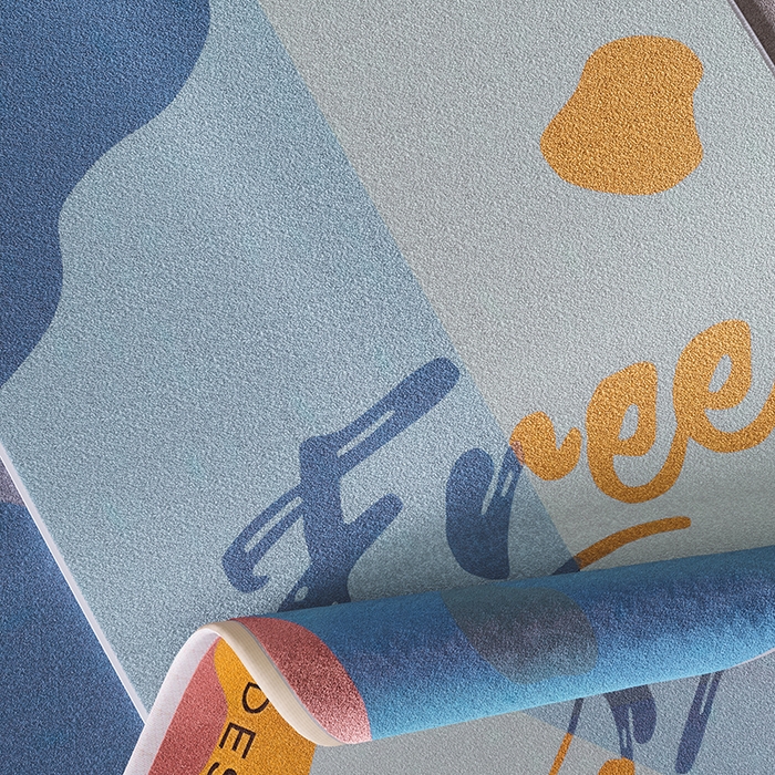 91家纺网 家纺一手货源 找家纺 悦然毛巾被 2025新款全棉色织提花毛圈浴巾 斑点蓝 70x140cm