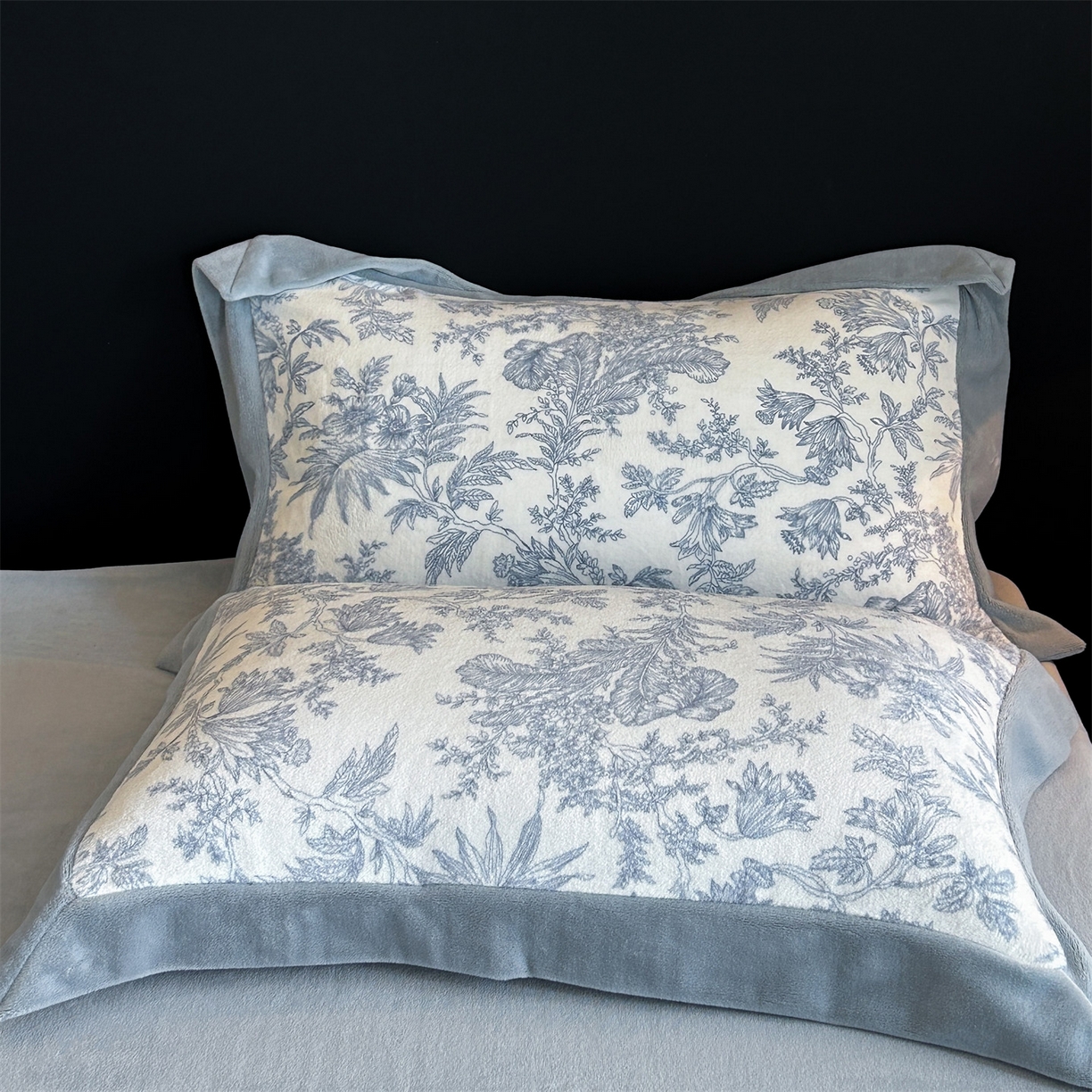 91家纺网 家纺一手货源 找家纺 （总）笙意家纺 2025新款加厚牛奶绒法式数码印花宽边四件套