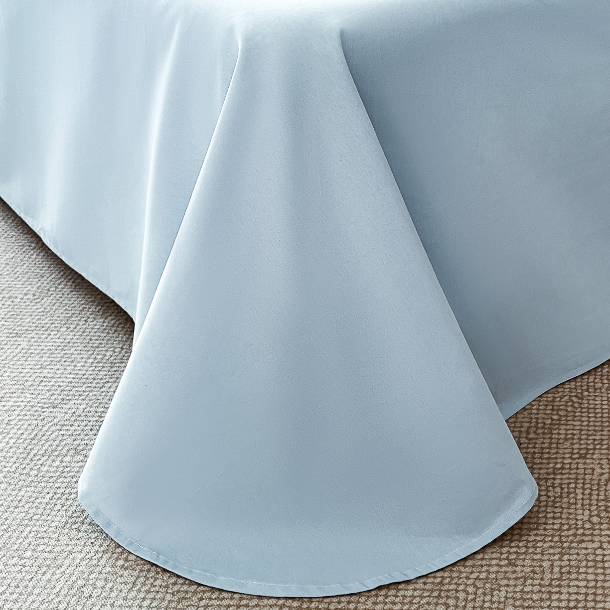 91家纺网 家纺一手货源 找家纺 博纳家纺 2025新款正宗3221纯棉磨毛印花宽边四件套系列-流光系列 流光-天兰