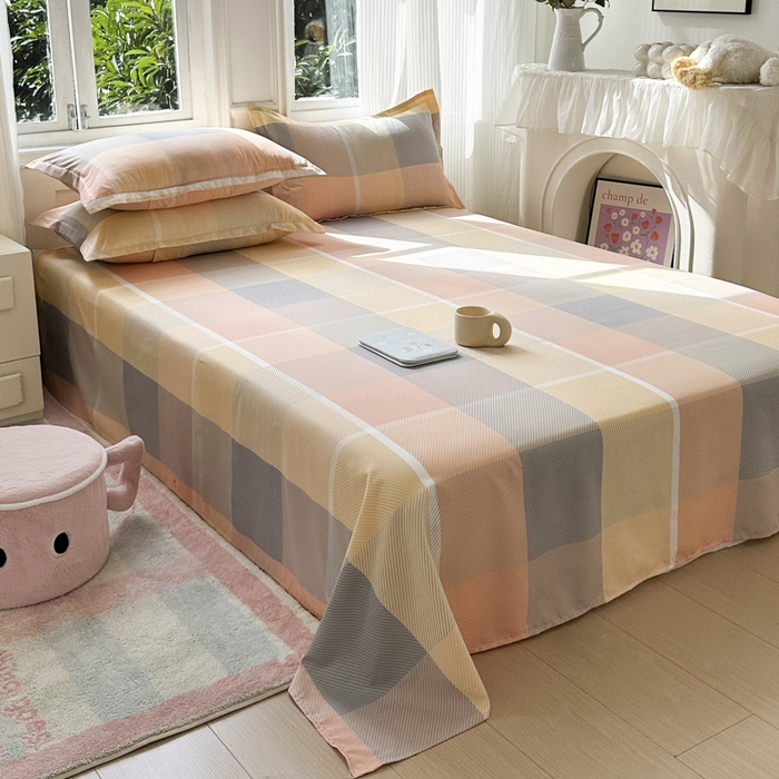 91家纺网 家纺一手货源 找家纺 （总）南通菲度家纺 2025新款高克重芦荟棉四件套-大床