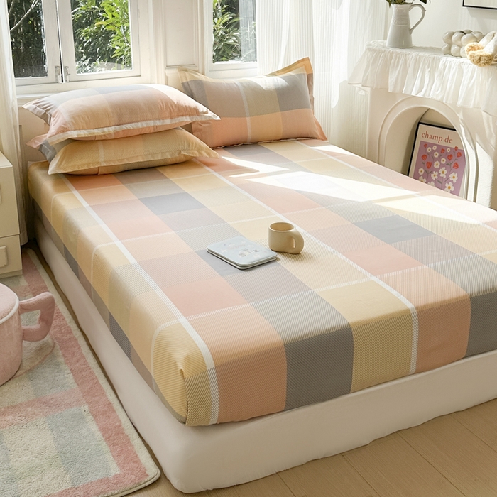 91家纺网 家纺一手货源 找家纺 （总）南通菲度家纺 2025新款高克重芦荟棉四件套-大床