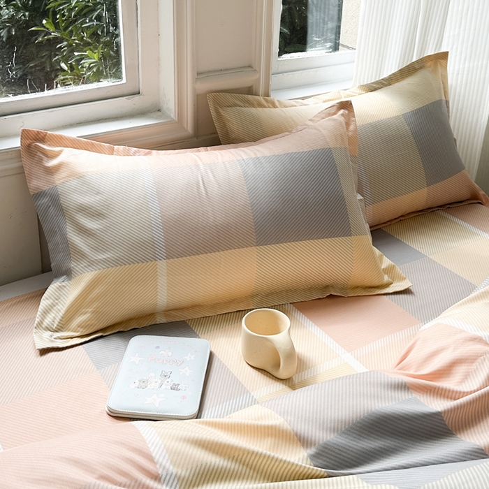 91家纺网 家纺一手货源 找家纺 （总）南通菲度家纺 2025新款高克重芦荟棉四件套-大床