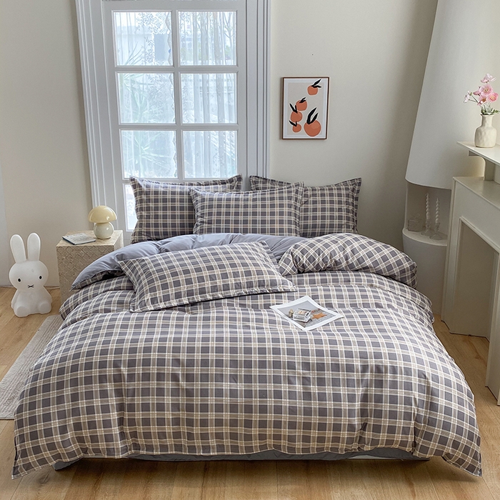 91家纺网 家纺一手货源 找家纺 （总）南通菲度家纺 2025新款高克重芦荟棉四件套-大床