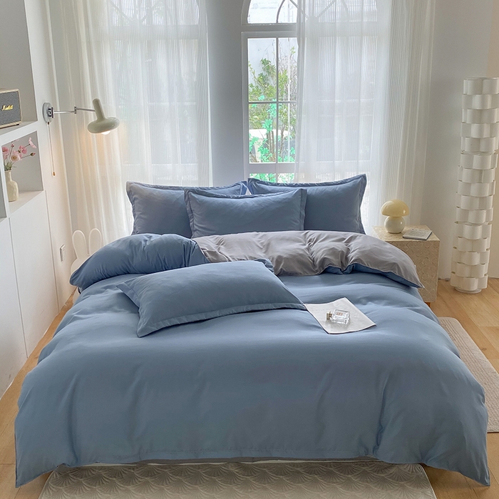 91家纺网 家纺一手货源 找家纺 （总）南通菲度家纺 2025新款高克重芦荟棉四件套-大床