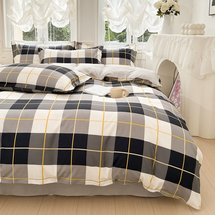 91家纺网 家纺一手货源 找家纺 南通菲度家纺 2025新款高克重芦荟棉四件套-大床 莱茵河畔