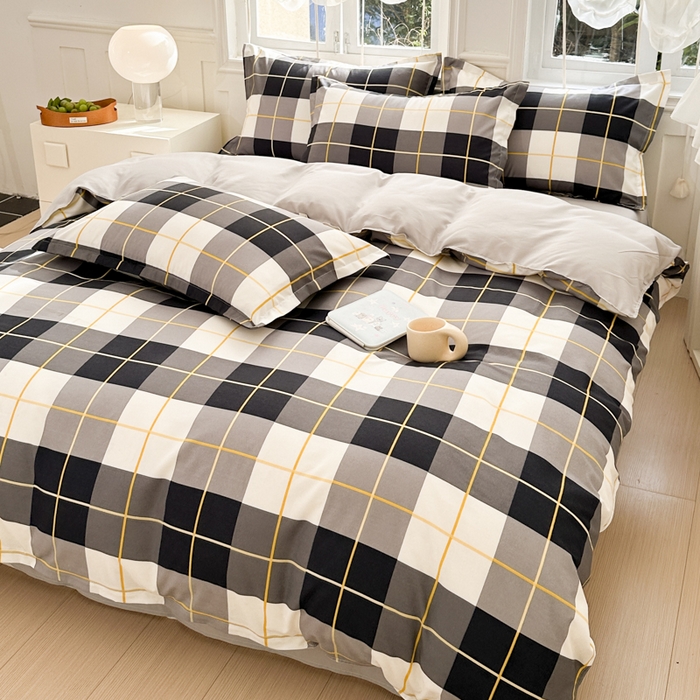 91家纺网 家纺一手货源 找家纺 南通菲度家纺 2025新款高克重芦荟棉四件套-大床 莱茵河畔