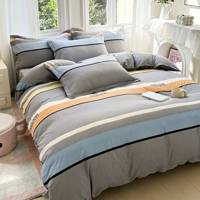 91家纺网 家纺一手货源 找家纺 南通菲度家纺 2025新款高克重芦荟棉四件套-大床 乐巢