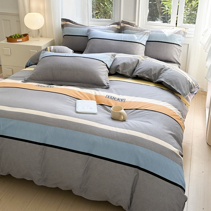 91家纺网 家纺一手货源 找家纺 南通菲度家纺 2025新款高克重芦荟棉四件套-大床 乐巢