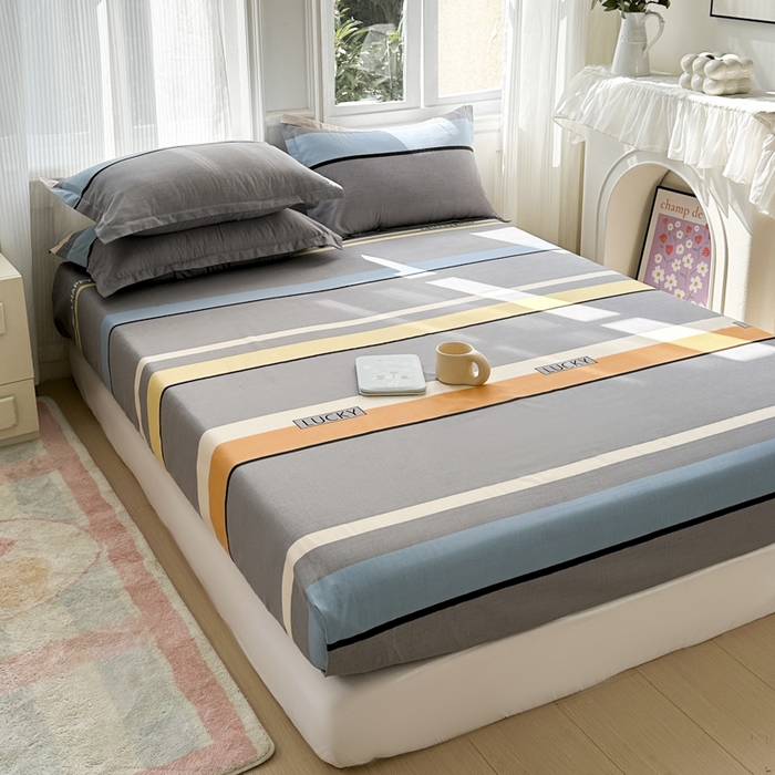 91家纺网 家纺一手货源 找家纺 南通菲度家纺 2025新款高克重芦荟棉四件套-大床 乐巢