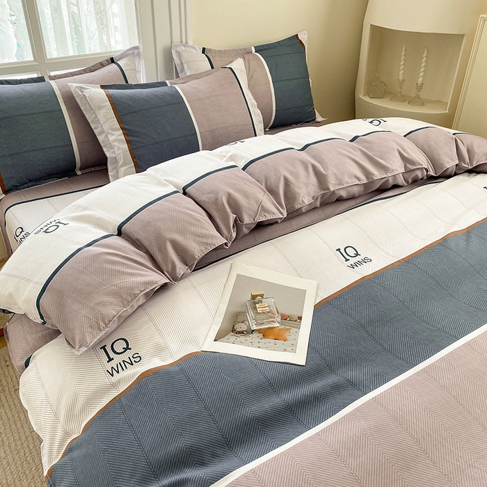 91家纺网 家纺一手货源 找家纺 南通菲度家纺 2025新款高克重芦荟棉四件套-大床 欧诺