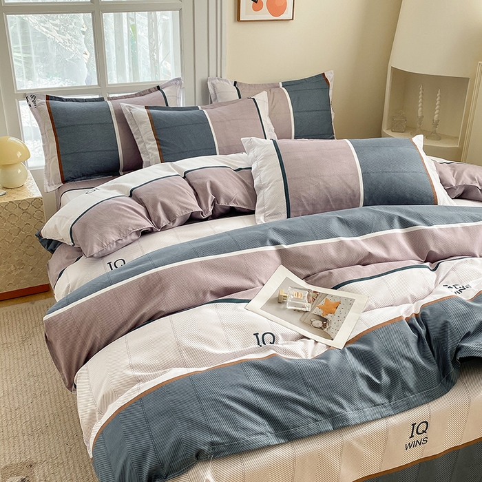 91家纺网 家纺一手货源 找家纺 南通菲度家纺 2025新款高克重芦荟棉四件套-大床 欧诺