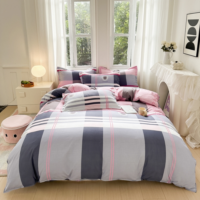 南通菲度家纺 2025新款高克重芦荟棉四件套-大床 青旅