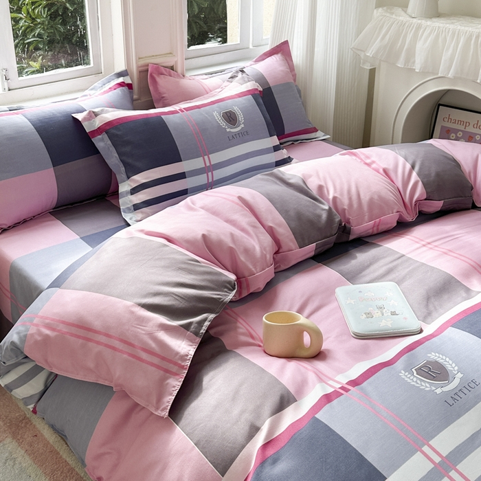 91家纺网 家纺一手货源 找家纺 南通菲度家纺 2025新款高克重芦荟棉四件套-大床 青旅