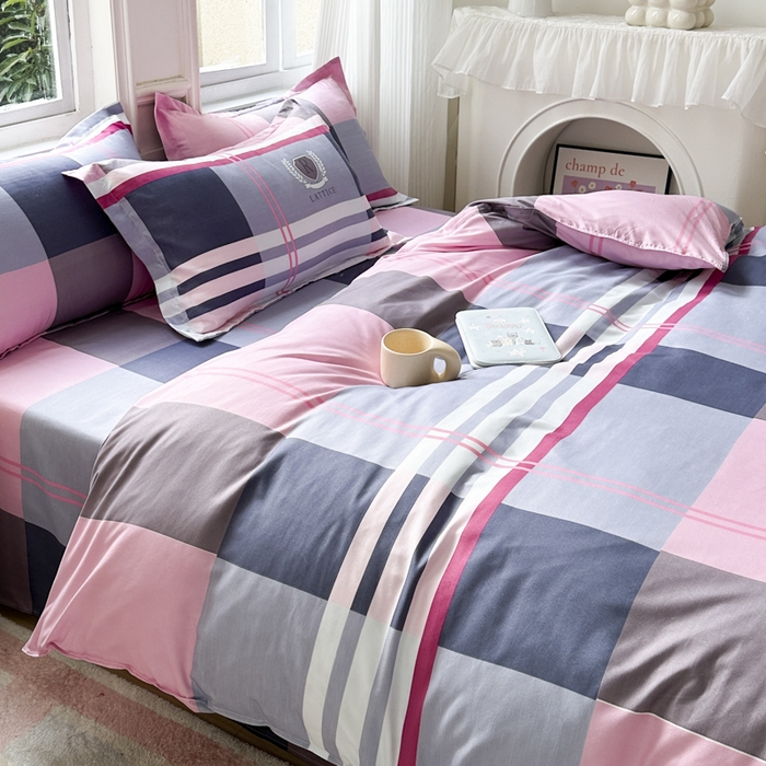 91家纺网 家纺一手货源 找家纺 南通菲度家纺 2025新款高克重芦荟棉四件套-大床 青旅