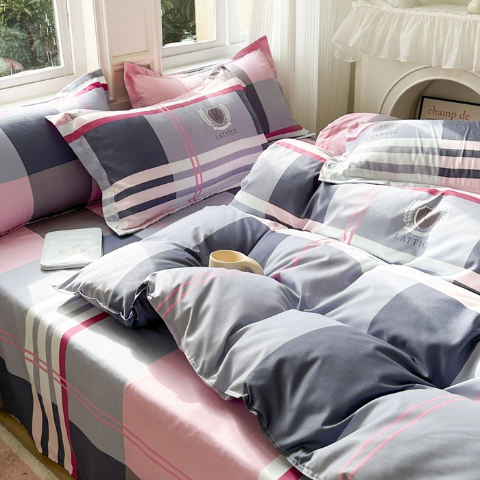 91家纺网 家纺一手货源 找家纺 南通菲度家纺 2025新款高克重芦荟棉四件套-大床 青旅