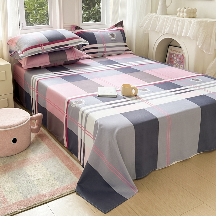 91家纺网 家纺一手货源 找家纺 南通菲度家纺 2025新款高克重芦荟棉四件套-大床 青旅