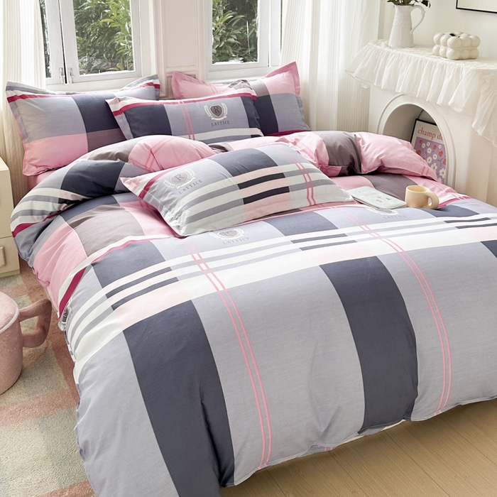 91家纺网 家纺一手货源 找家纺 南通菲度家纺 2025新款高克重芦荟棉四件套-大床 青旅