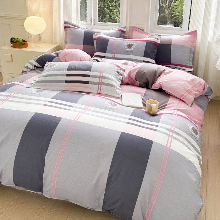 91家纺网 家纺一手货源 找家纺 南通菲度家纺 2025新款高克重芦荟棉四件套-大床 青旅