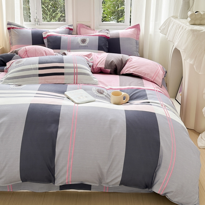 91家纺网 家纺一手货源 找家纺 南通菲度家纺 2025新款高克重芦荟棉四件套-大床 青旅