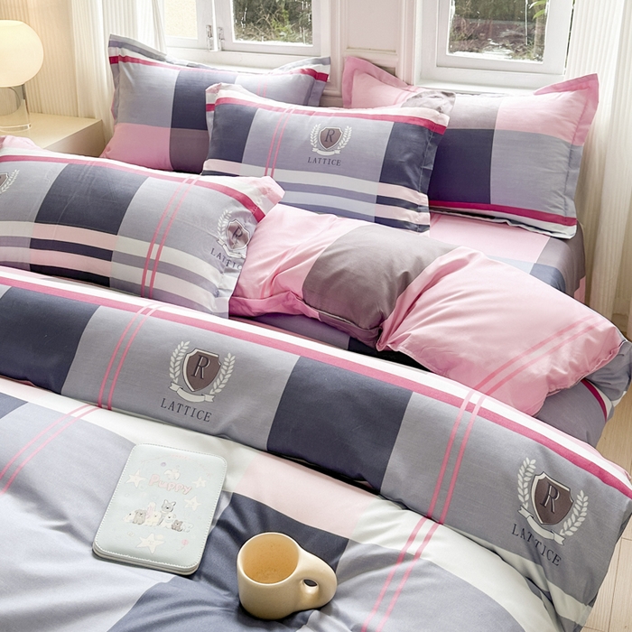 91家纺网 家纺一手货源 找家纺 南通菲度家纺 2025新款高克重芦荟棉四件套-大床 青旅