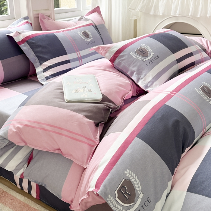 91家纺网 家纺一手货源 找家纺 南通菲度家纺 2025新款高克重芦荟棉四件套-大床 青旅