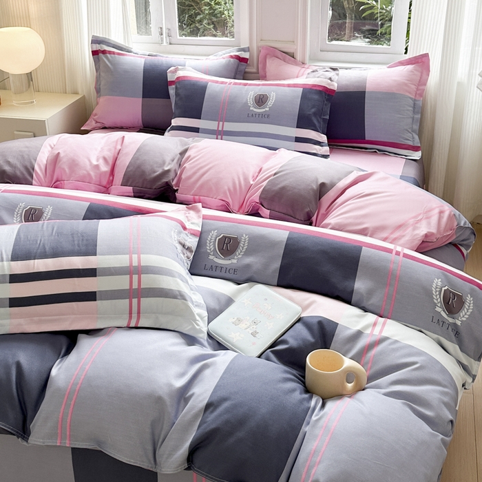 91家纺网 家纺一手货源 找家纺 南通菲度家纺 2025新款高克重芦荟棉四件套-大床 青旅