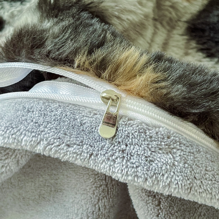 91家纺网 家纺一手货源 找家纺 梦纤绒 2025新款亲肤舒适兔毛印花牛奶绒保暖四件套一美拉德系 蝴蝶灰