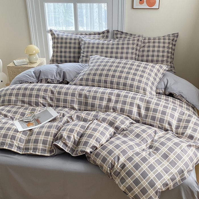 91家纺网 家纺一手货源 找家纺 南通菲度家纺 2025新款高克重芦荟棉四件套-大床 保罗