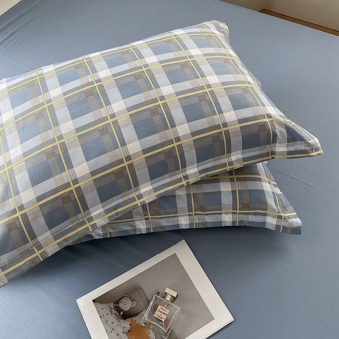 91家纺网 家纺一手货源 找家纺 南通菲度家纺 2025新款高克重芦荟棉四件套-大床 贝拉蓝