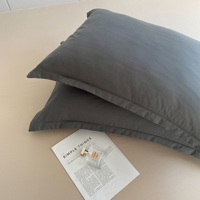 91家纺网 家纺一手货源 找家纺 南通菲度家纺 2025新款高克重芦荟棉四件套-大床 高级灰+卡其