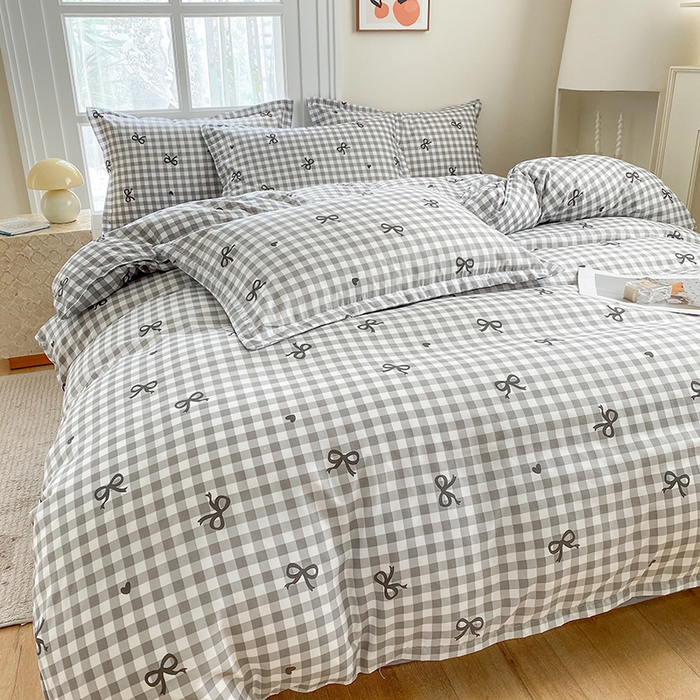 91家纺网 家纺一手货源 找家纺 南通菲度家纺 2025新款高克重芦荟棉四件套-大床 蝴蝶飞飞