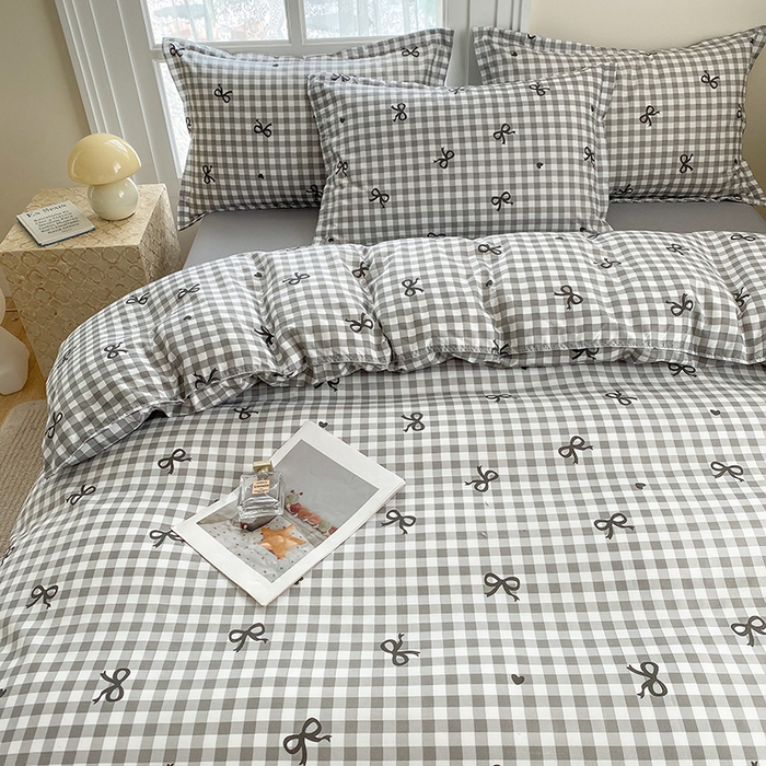 91家纺网 家纺一手货源 找家纺 南通菲度家纺 2025新款高克重芦荟棉四件套-大床 蝴蝶飞飞