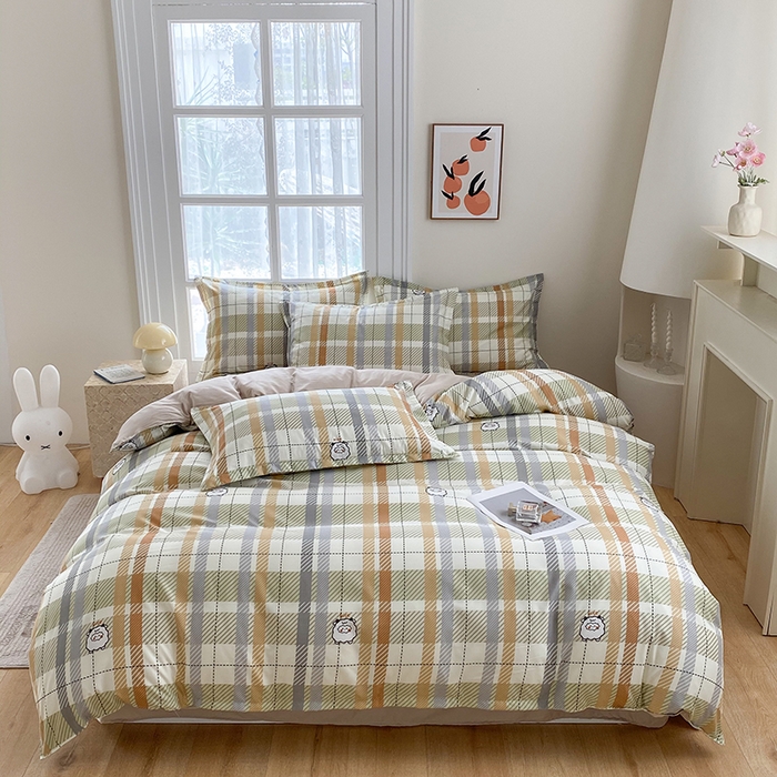 南通菲度家纺 2025新款高克重芦荟棉四件套-大床 小绵羊