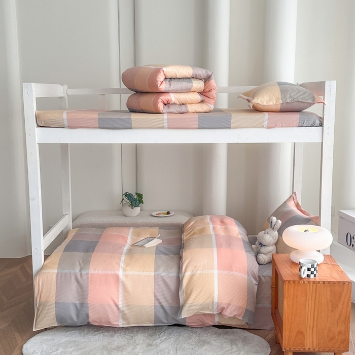 91家纺网 家纺一手货源 找家纺 （总）菲度家纺 2023新款水洗棉麻夏被四件套