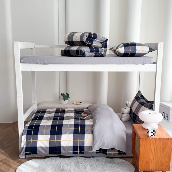 91家纺网 家纺一手货源 找家纺 （总）南通菲度家纺 2025新款高克重芦荟棉四件套-宿舍