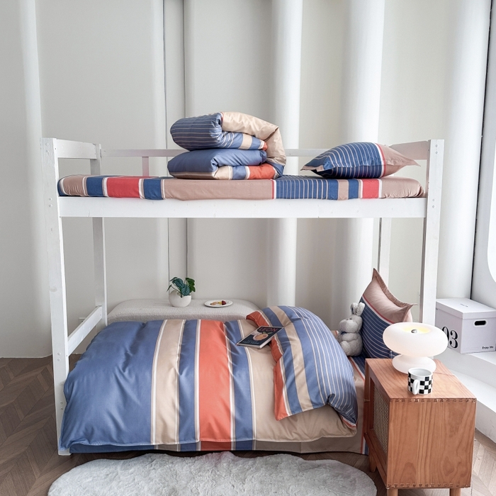 91家纺网 家纺一手货源 找家纺 （总）南通菲度家纺 2025新款高克重芦荟棉四件套-宿舍