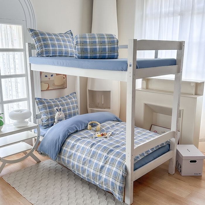 91家纺网 家纺一手货源 找家纺 （总）南通菲度家纺 2025新款高克重芦荟棉四件套-宿舍